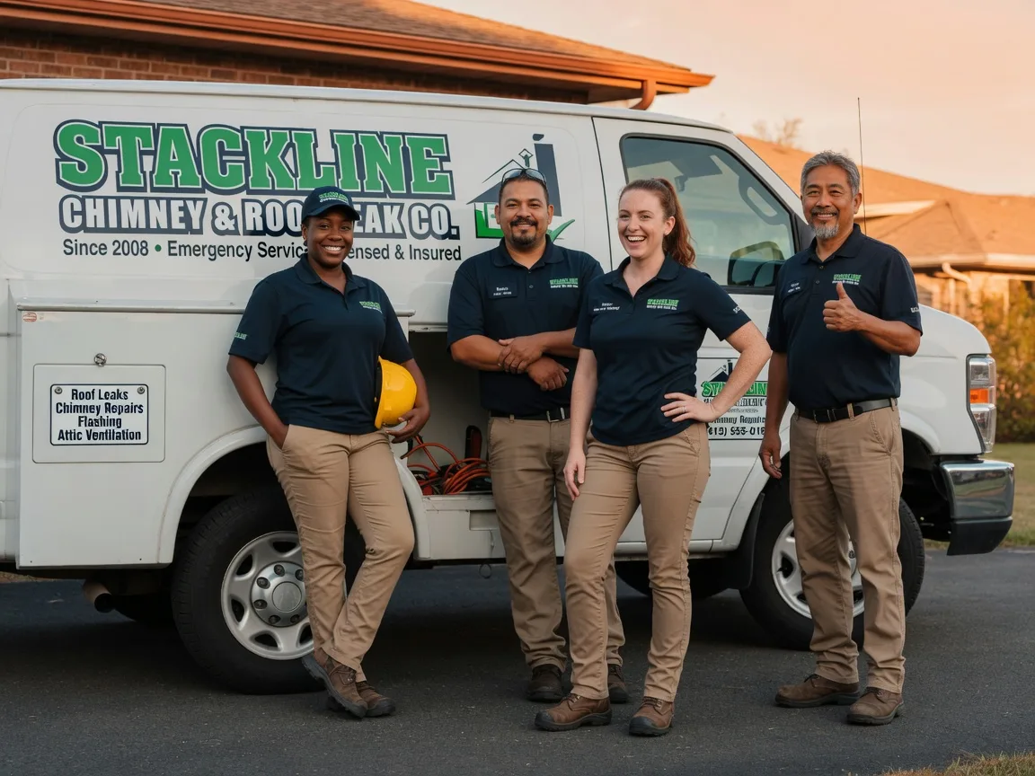 Chimney flashing repair company in Round Lake, MN